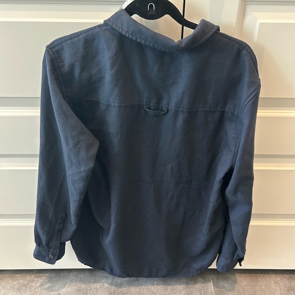 Outdoor Research Feedback Flannel Women's Shirt Blue Medium - Picture 4 of 5